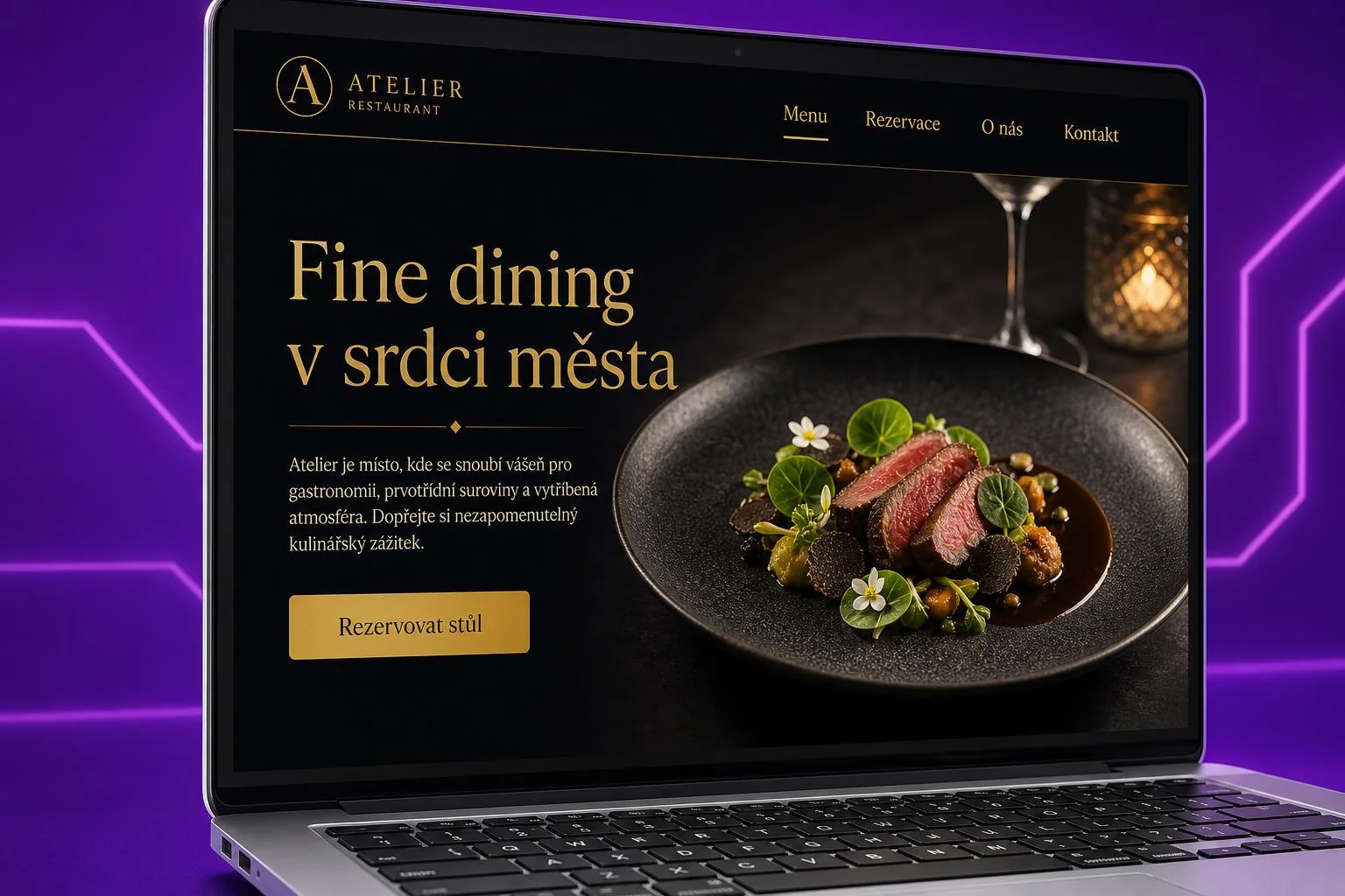 Návrh webu — Restaurace